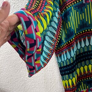 Ashro Multicolor Geometric Top